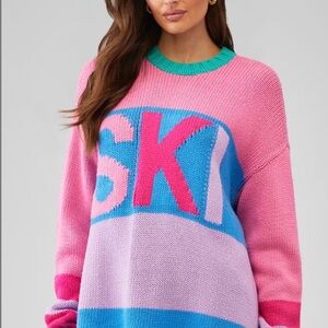 Ski In Sweater